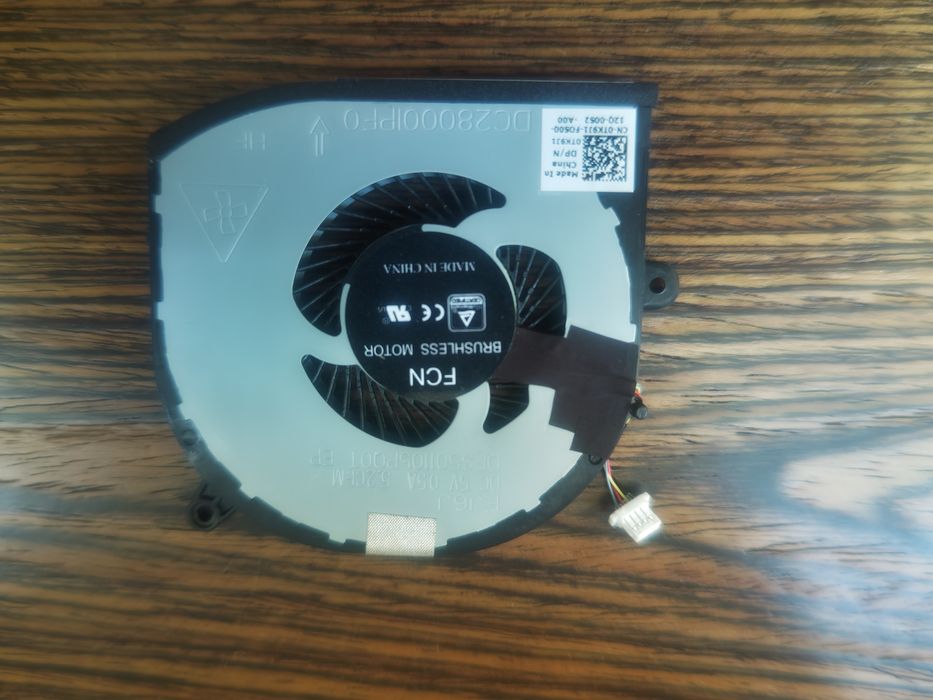 Вентилятор (кулер) Dell XPS 15 9570 7590 Precision 5530 (5V CPU+GPU)