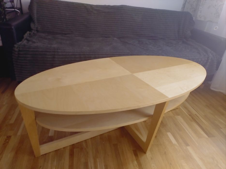 Stolik Stocholm IKEA, fornir brzoza, Odbiór Warszawa Targówek