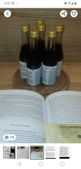 Zioła szwedzkie 600 ml.