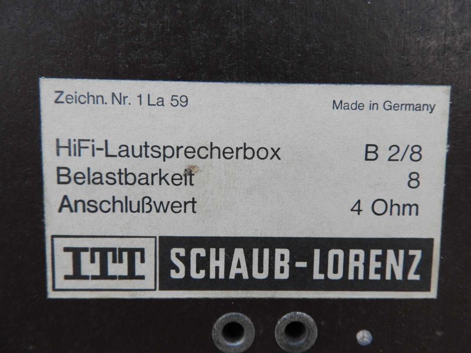 Kolumny ITT schaub lorenz la 59 , b 2/8