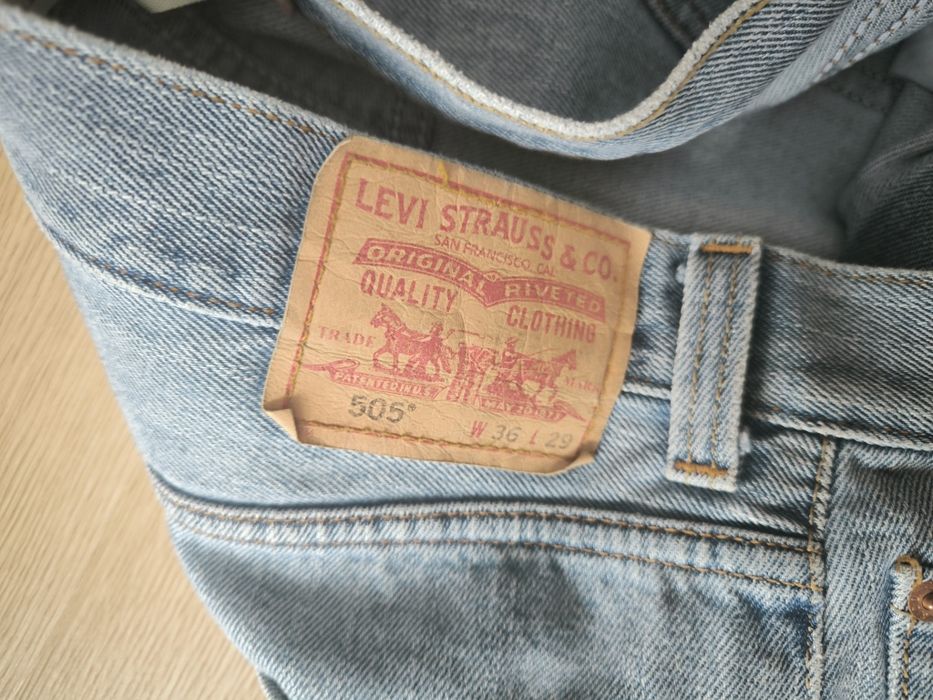 Kupione w USA męskie jeansy Levi's W 36 L 29