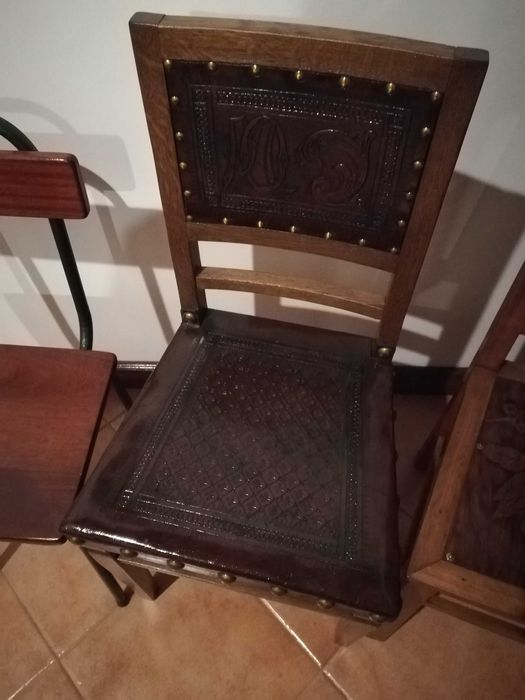 5 cadeiras vintage