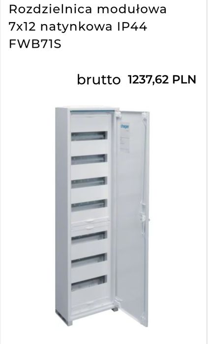 Rozdzielnia.Rozdzielnica. szafa. hager