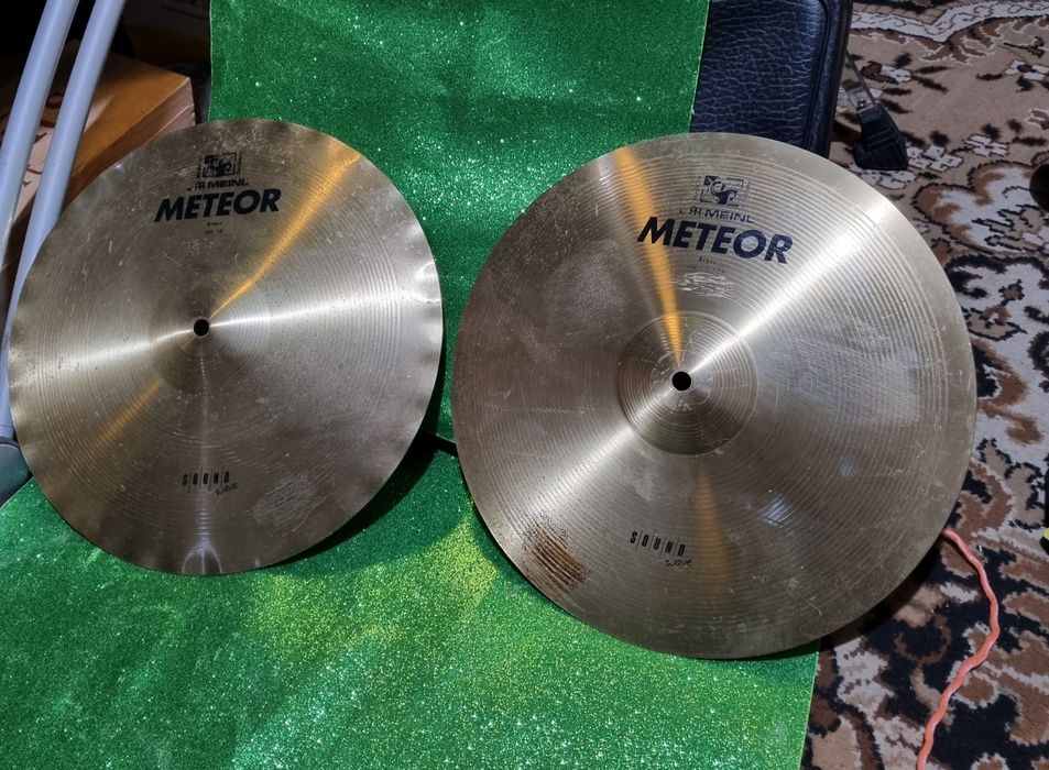 Talerze 14"hi -hat Meinl Meteor Sound vawe