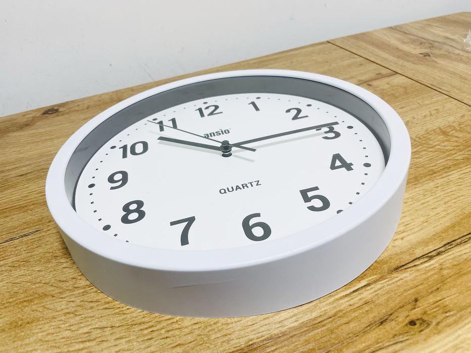 Zegar ścienny ANSIO biały