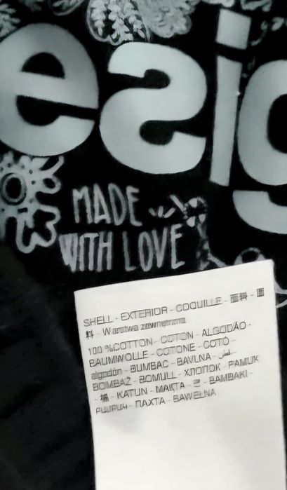 OKAZJA Desigual bluzka damska bluza bluzeczka różowe kwiaty  m 38 l 40