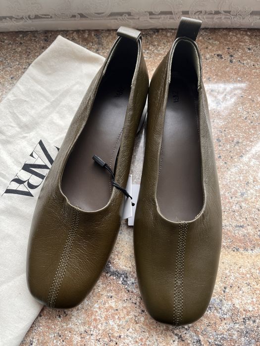 Шкіряні мюлі Zara 40 p