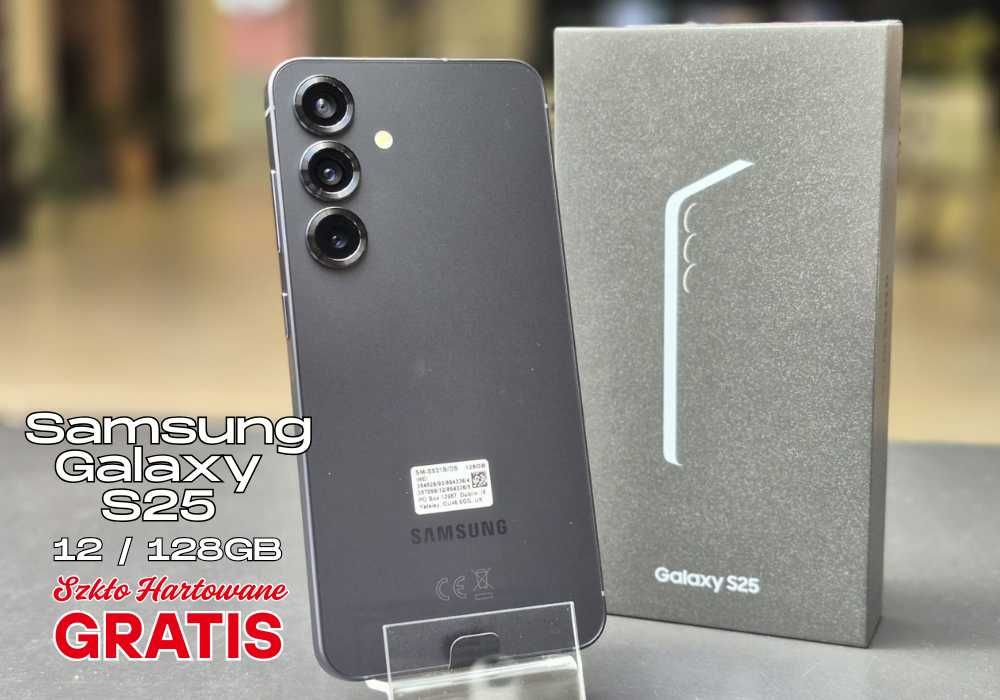 Samsung Galaxy S25 | 12/128 GB | CZARNY | Powystawowy | szkło GRATIS