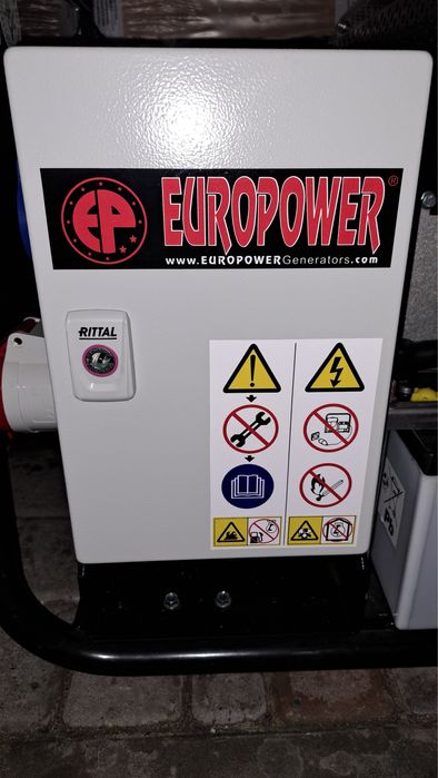 Генератор бензиновий EUROPOWER EP16000TE 16 kVa