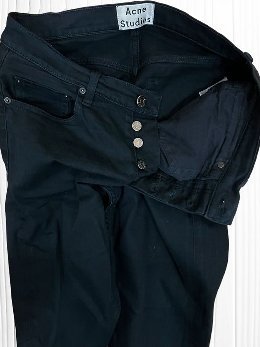 Acne Studios Town Stay Cash roz. W30 L32 męskie czarne dżinsy