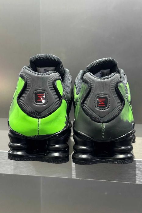 (БЕЗ ПЕРЕДОПЛАТИ)Nike Shox TL Black Termo Green найк чорнозелені термо