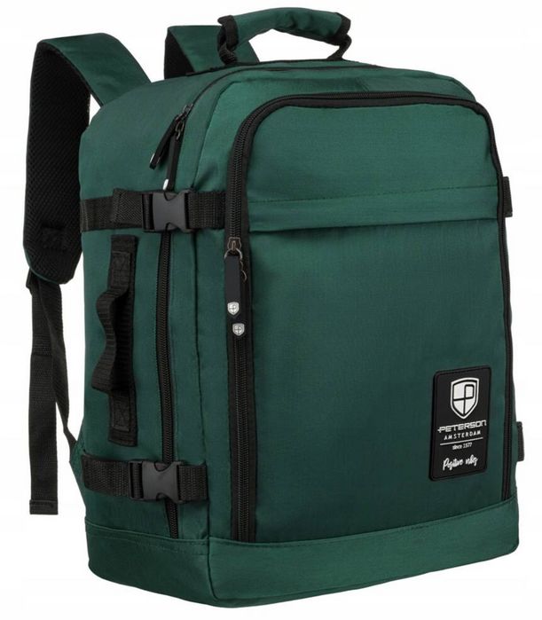 pojemny, podróżny plecak kabinowy z portem usb - peterson