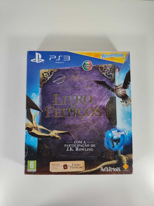 Wonderbook Livro De Feitiços PS3 J.K. Rowling
