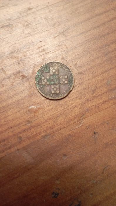 Moedas de 10 centavos Escudo bronze