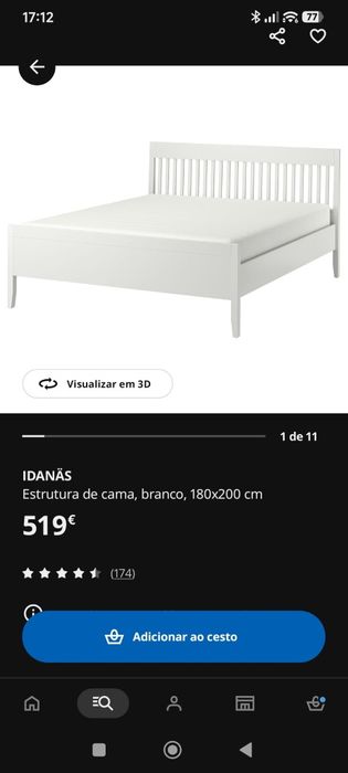Cama IKEA Idanas 200x180