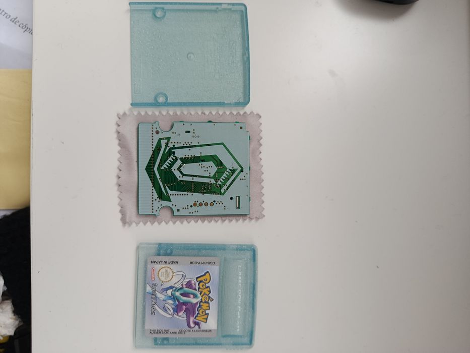 Pokemon Crystal Inglês com pcb japonesa