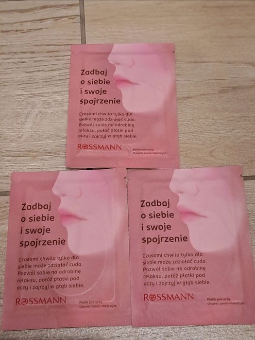 Hydrozelowe płatki pod oczy Rossmann