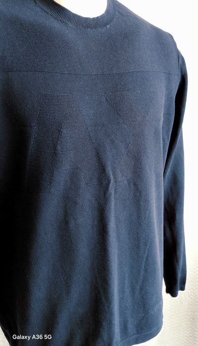 Armani Exchange piękny męski sweterek