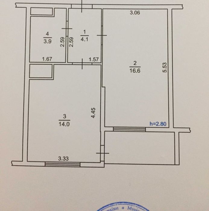 1-кімнатна квартира за адресою вул. Чорнобильська (площа 41 м²) - Atlanta.ua - фото 3