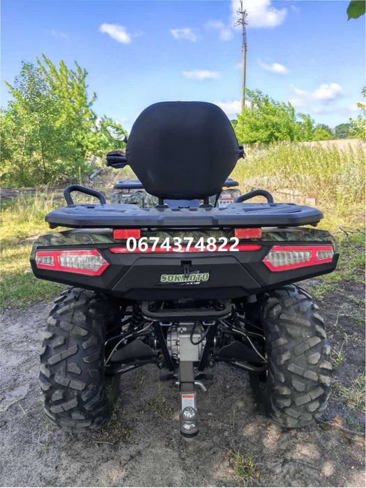КВАДРОЦИКЛ SokMoto RAPTOR 450L EPS Сокмото (Електропідсилювач керма) EFI | 4х4 | Підігрів керма | Захист дна та ричагів доставка безкоштовна