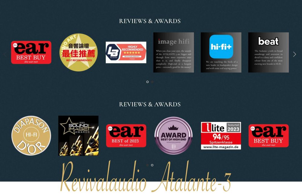 Revival Audio Atalante 3 - Colunas de som