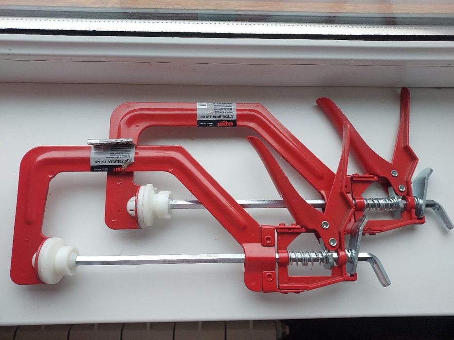 Струбцини Expert Tools ET-Cl-150 2шт нові 800 грн пара
