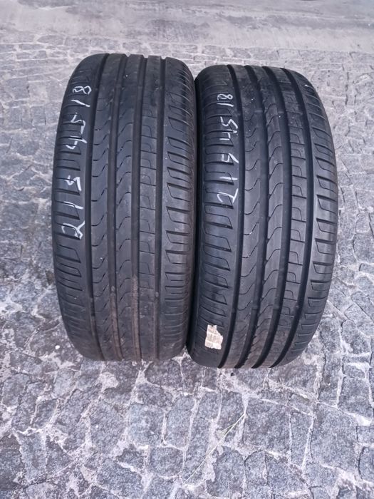Vendo pneus semi-novos 215/45/18 Pirelli