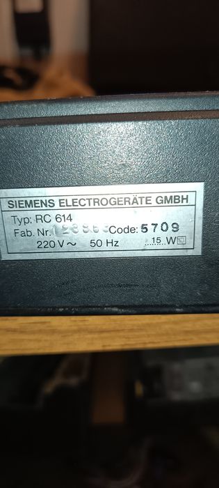 Siemens Club 614 magnetofon z lat 70.