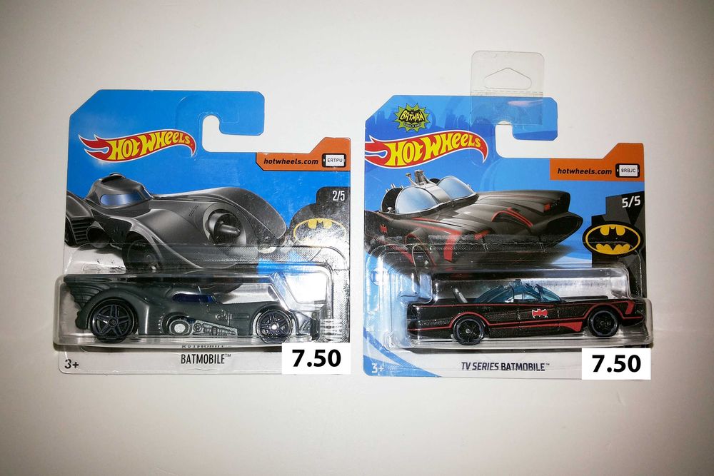 Batman - Carros Antigos - Batmobile - Hot Wheels escala 1/64