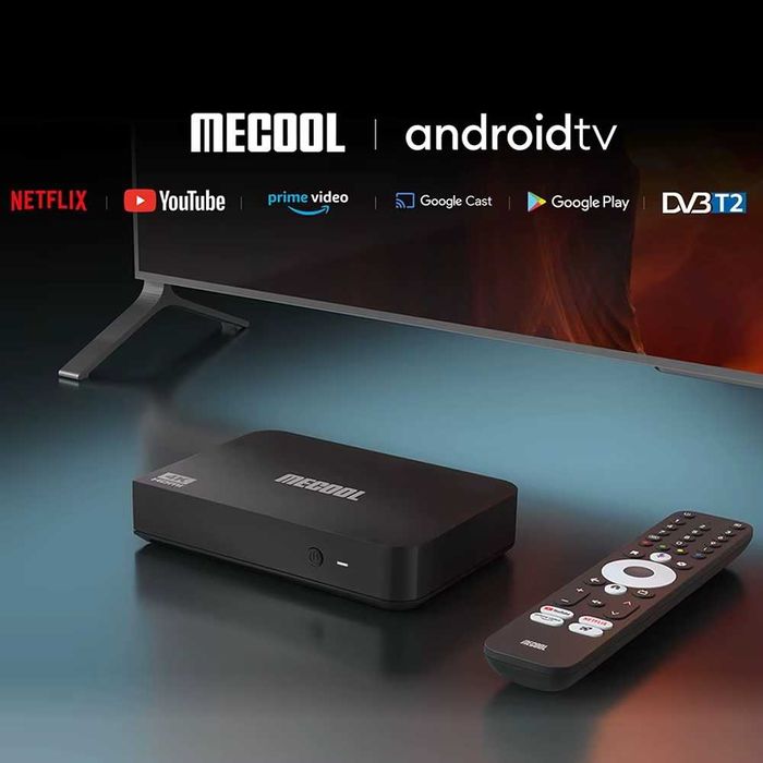 Смарт приставка Mecool KT2 DVB-T2 Amlogic S905Y4-B 2/32 ГБ Netflix
