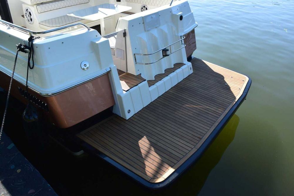 Platforma kąpielowa trap jacht motorówka żaglówka houseboat łódź