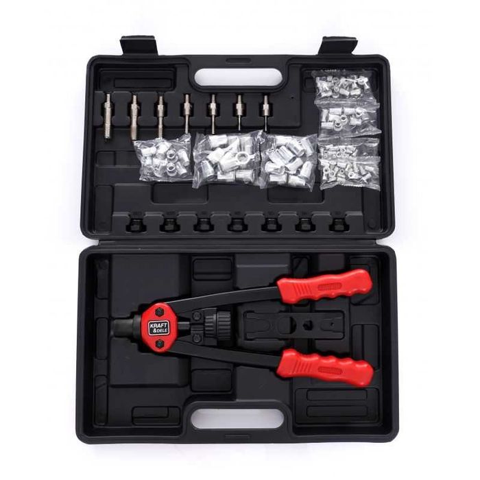 Nitownica ręczna do nitonakrętek zestaw M3 - M12 110el. KD10556