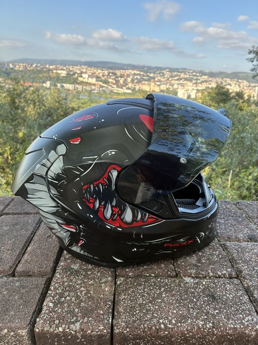 Capacete mota nexx