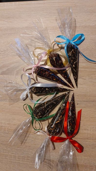 Herbata podziękowanie upominek na ślub, chrzest