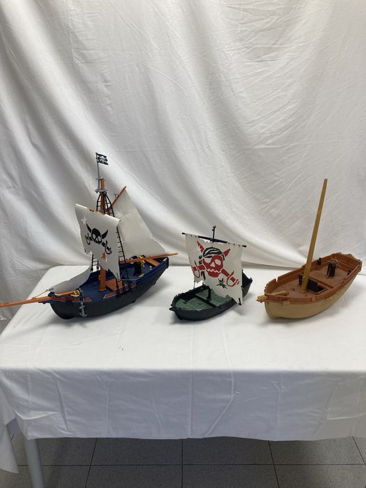 Brinquedo Playmobil Barco Patrulha Costeira, Famobil 1979