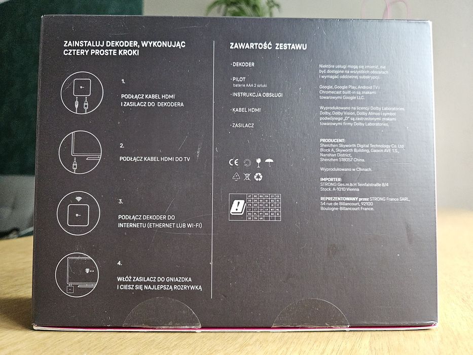 Dekoder T-Mobile Magenta TV, smart, Chromecast, Telewizja T-Mobile