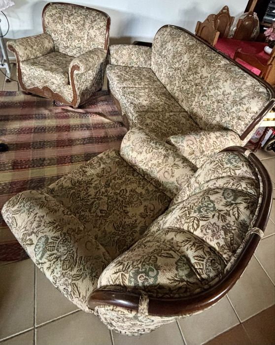 Conjunto sofás vintage