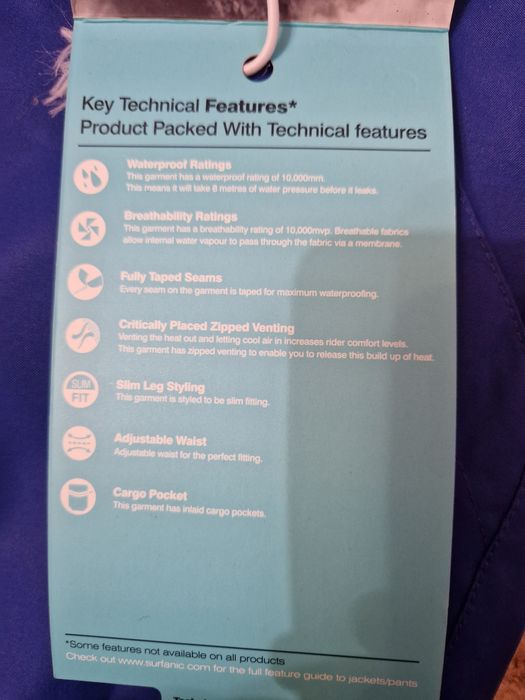 Surfanic  Лижні штани  М  Мембранні