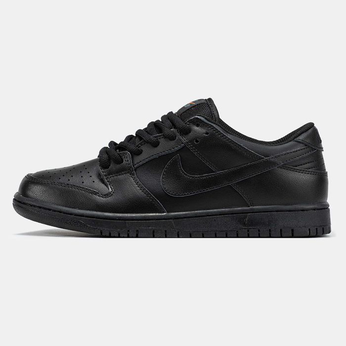 Кросівки Nike SB Dunk Low Triple Black premium | Кроссовки Найк чоловічі жіночі