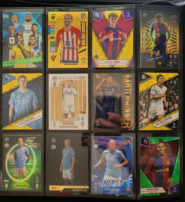 Colecionáveis de Futebol da Topps e Panini