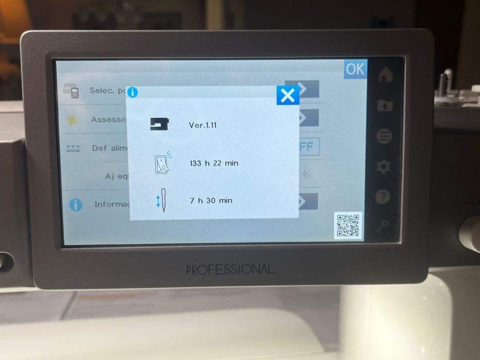 Máquina de costura Janome Continental M7