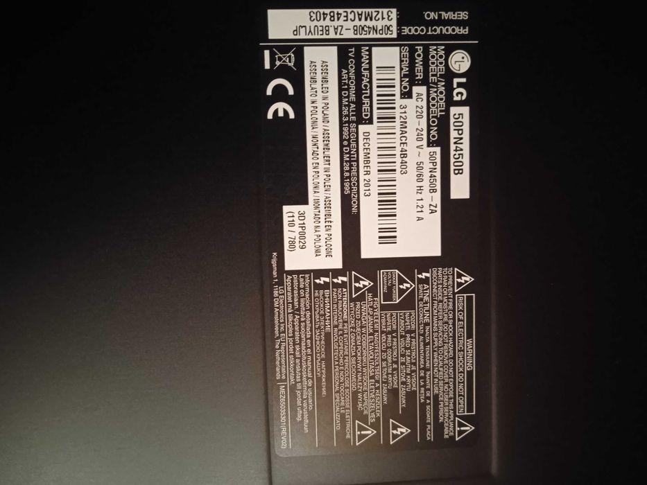 TV LG 50 polegadas, em excelentes condições.