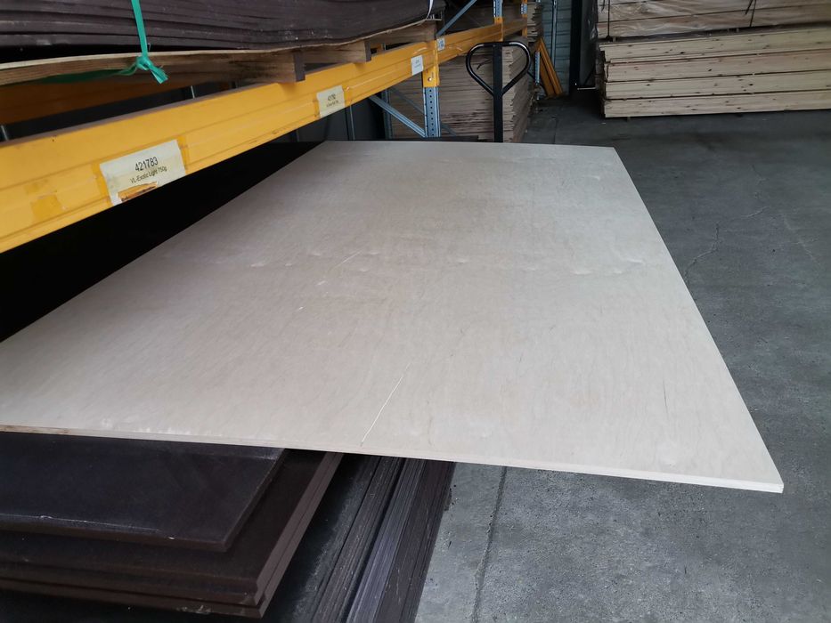 sklejka liściasta brzoza 4mm 6,5mm 9mm 12mm 15mm 18mm 1250x2500