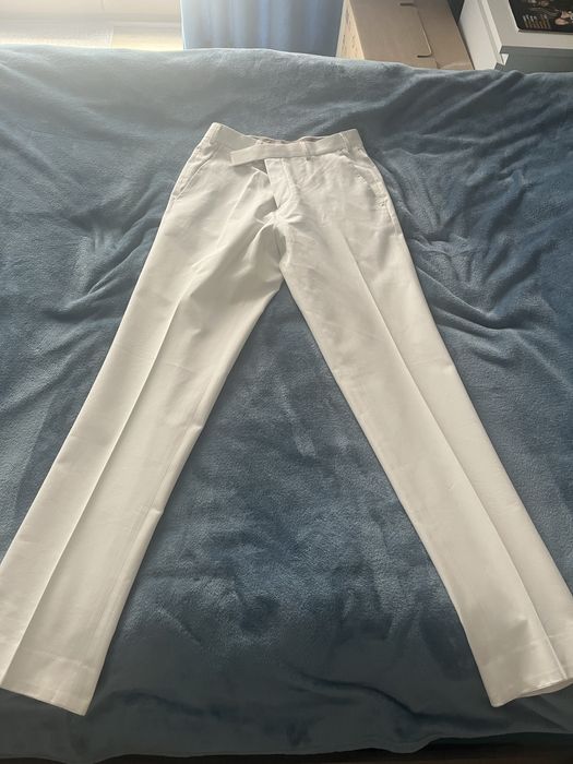 Spodnie białe chinosy Suitsupply rozmiar 44, straight leg