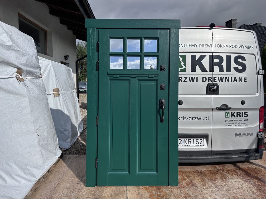 Drzwi zewnętrzne drewniane Amerykańskie  schlage Cała Polska