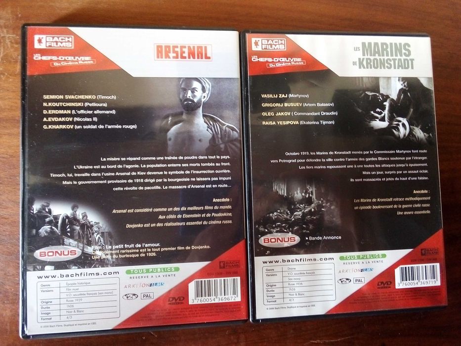 Les Chefs-D'Oeuvre Du Cinéma Russe Vol1 Obras Primas Cinema Russo 5DVD