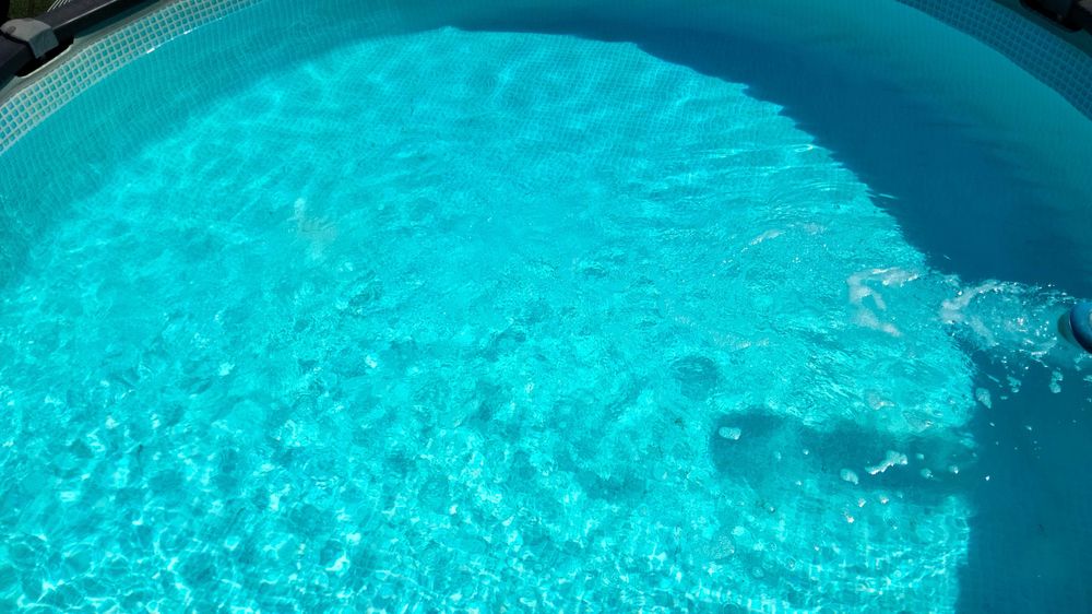 Piscina suspensa redonda