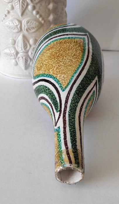 Stary wazon ceramiczny, "Pikasiak" Italy 527/485, Design Vintage