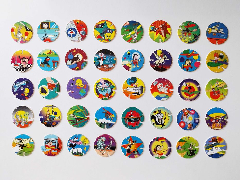 40 tazos (série completa c/ 1 tazo danificado) VOA TAZO | Matutano lote