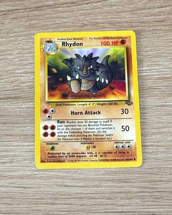 Jungle Cartas Originais Pokémon TCG WOTC - ING
